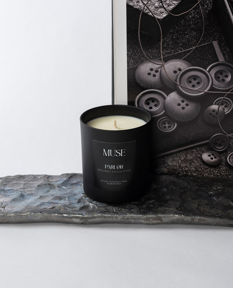 Parlor Luxury Candle - BERGAMOT & EUCALYPTUS - 300ml - Muse Body Shape Boutique