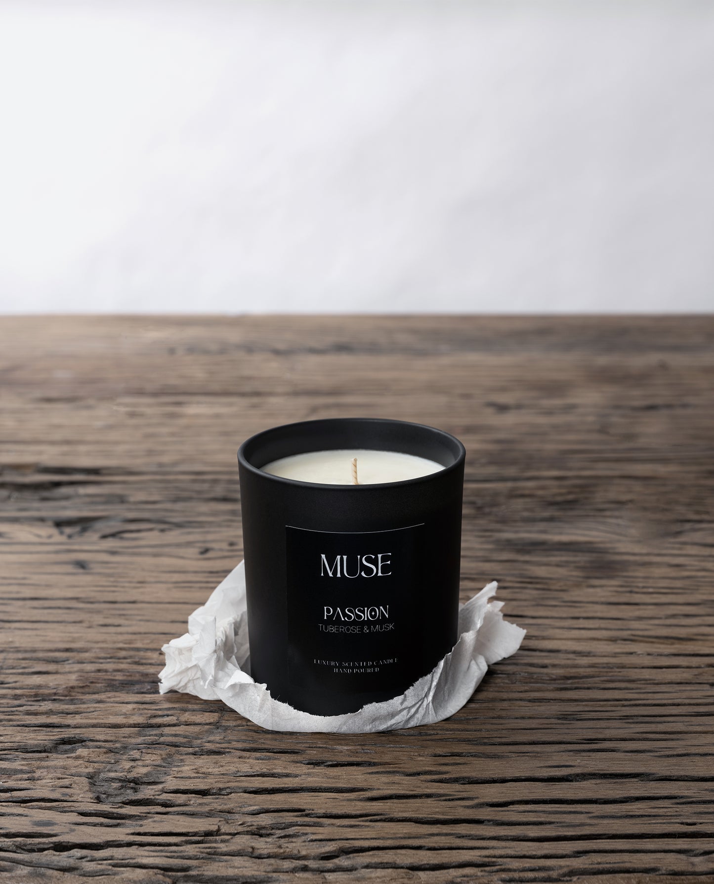 Passion Luxury Candle - TUBEROSE & MUSK - 300ml - Muse Body Shape Boutique